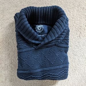 Men's Large Navy American Eagle Knit Sweater